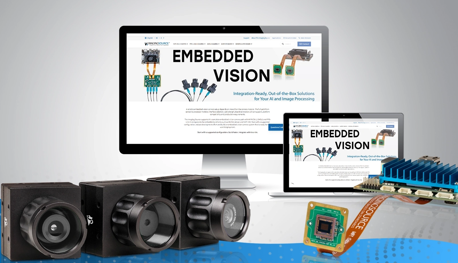 Embedded Vision Cameras gives engineers, developers, OEMs and system integrators a focused starting point for projects based on embedded camera technology.