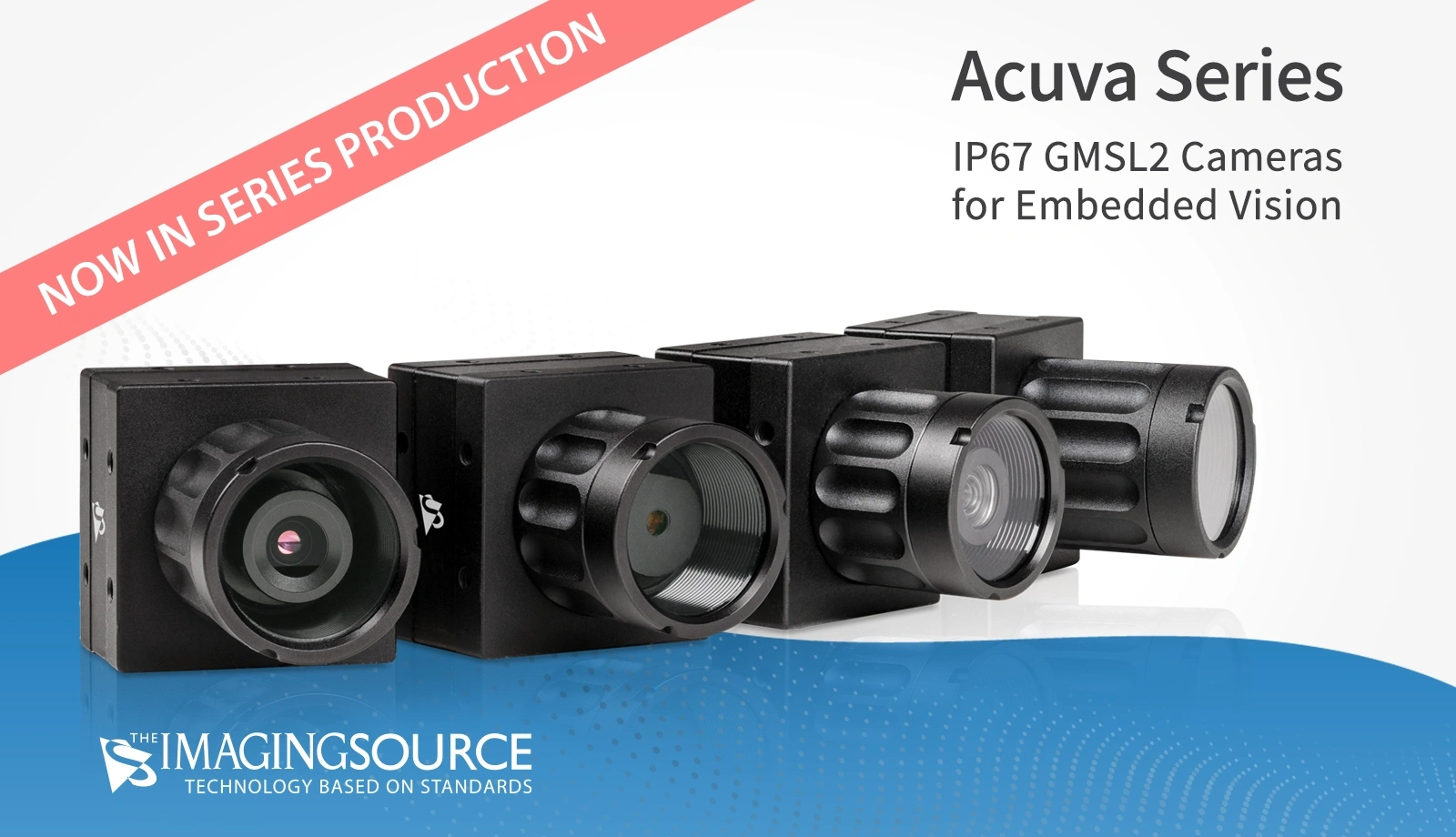 The Acuva GMSL2 camera series has officially entered series production. Designed for demanding embedded vision applications, Acuva combines high-speed data transfer, rugged IP67 housing, and a validated ecosystem for faster system integration.