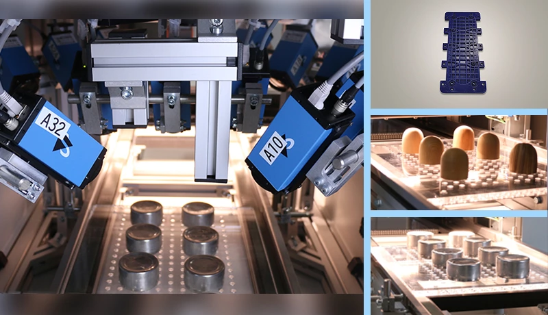 Zoom cameras provide a rapidly adjustable field of view (FOV), allowing the demo system to scan components of diverse size and shape. Images: Fraunhofer IWU