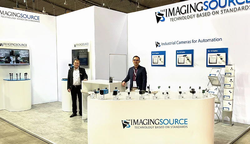 The Imaging Source在Control 2022展出適用自動化和品質保證的工業相機組合。.