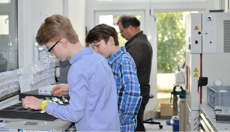 Future engineers, busy at The Imaging Source