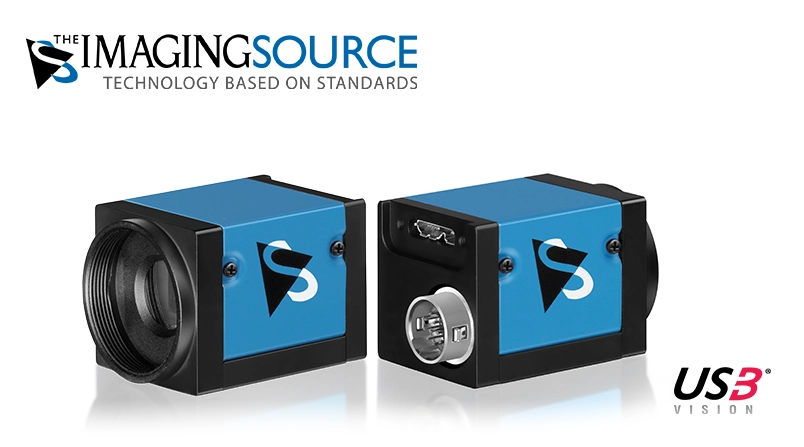 The Imaging Source 的 5 MP USB 3 工業相機符合 USB3 Vision 標準,可輕鬆整合到新系統和現有系統中。